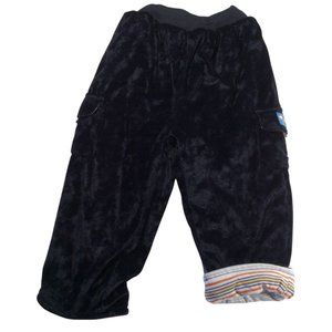 👣 5/$25 - Black Soft Feel Lined Pants w/ Cargo Pockets